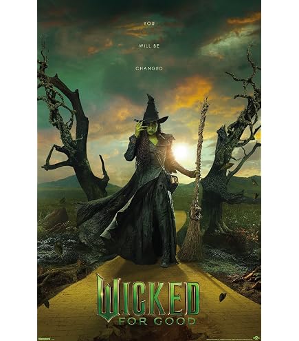 Amazon.com: Wicked - Key Art Wall Poster, 34L